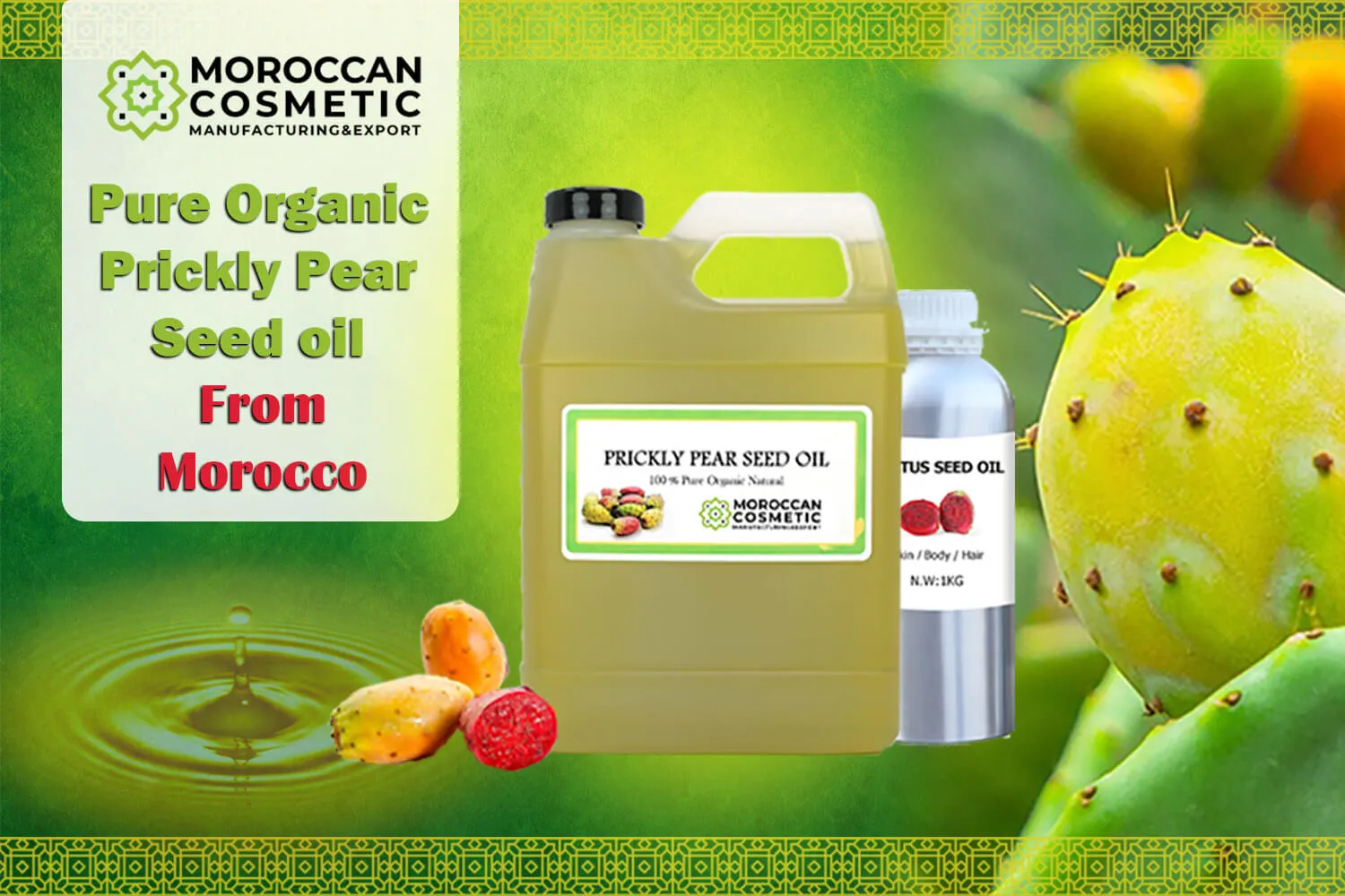 Organic Prickly Pear Seed Oil