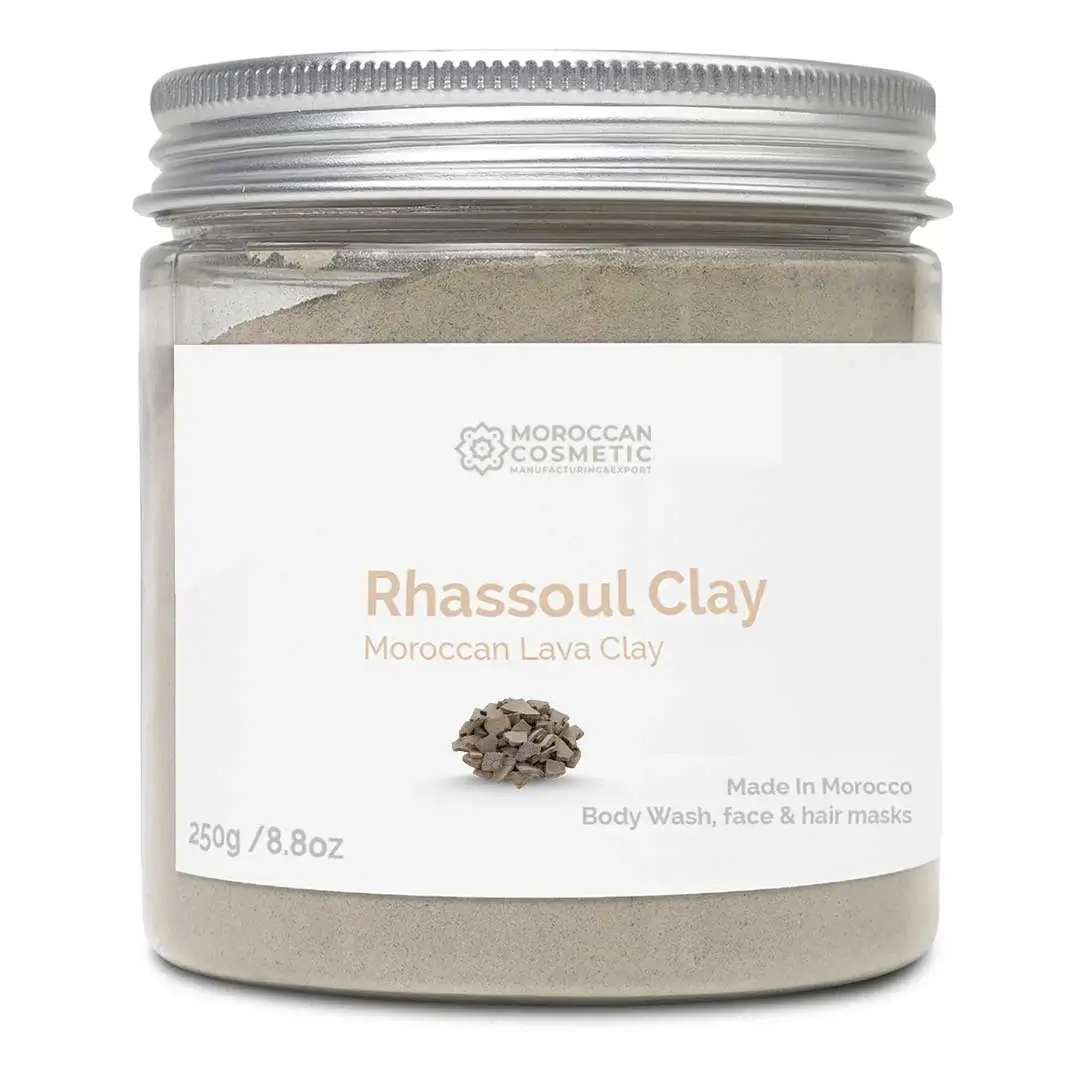 moroccan ghassoul clay powder